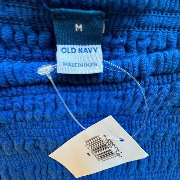 NWT Blue crinkle long skirt. Medium. Old Navy. - Picture 4 of 8